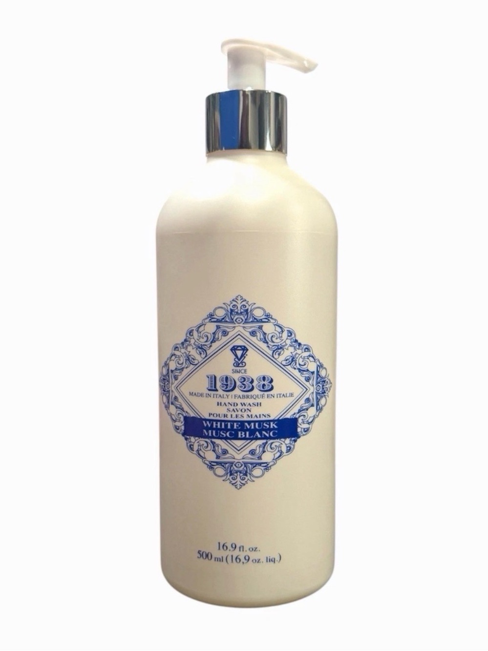 Diadema Since 1938 White Musk Hand Wash Liquid Soap 16.9 oz Made In Italy Rare